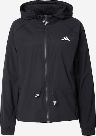 ADIDAS PERFORMANCE Athletic Jacket 'COVER-UP PRO' in Black: front