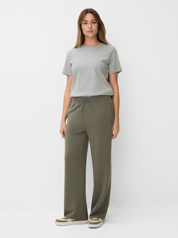 CAMEL ACTIVE Wide leg Pants in Green