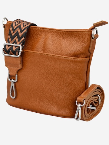 Adel Bags Schultertasche 'Lina' in Braun: Vorderseite