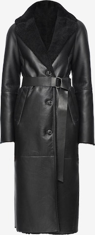 VESPUCCI BY VSP Wintermantel 'Hailey' in Schwarz: Vorderseite