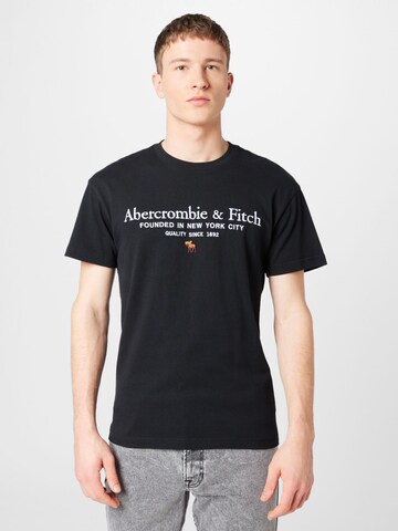 Abercrombie & Fitch Shirt in Zwart: voorkant