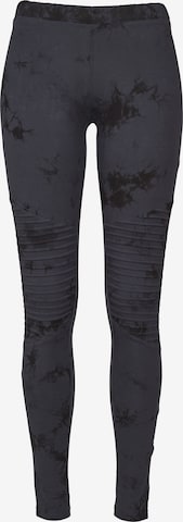 Urban Classics Skinny Leggings in Blauw: voorkant