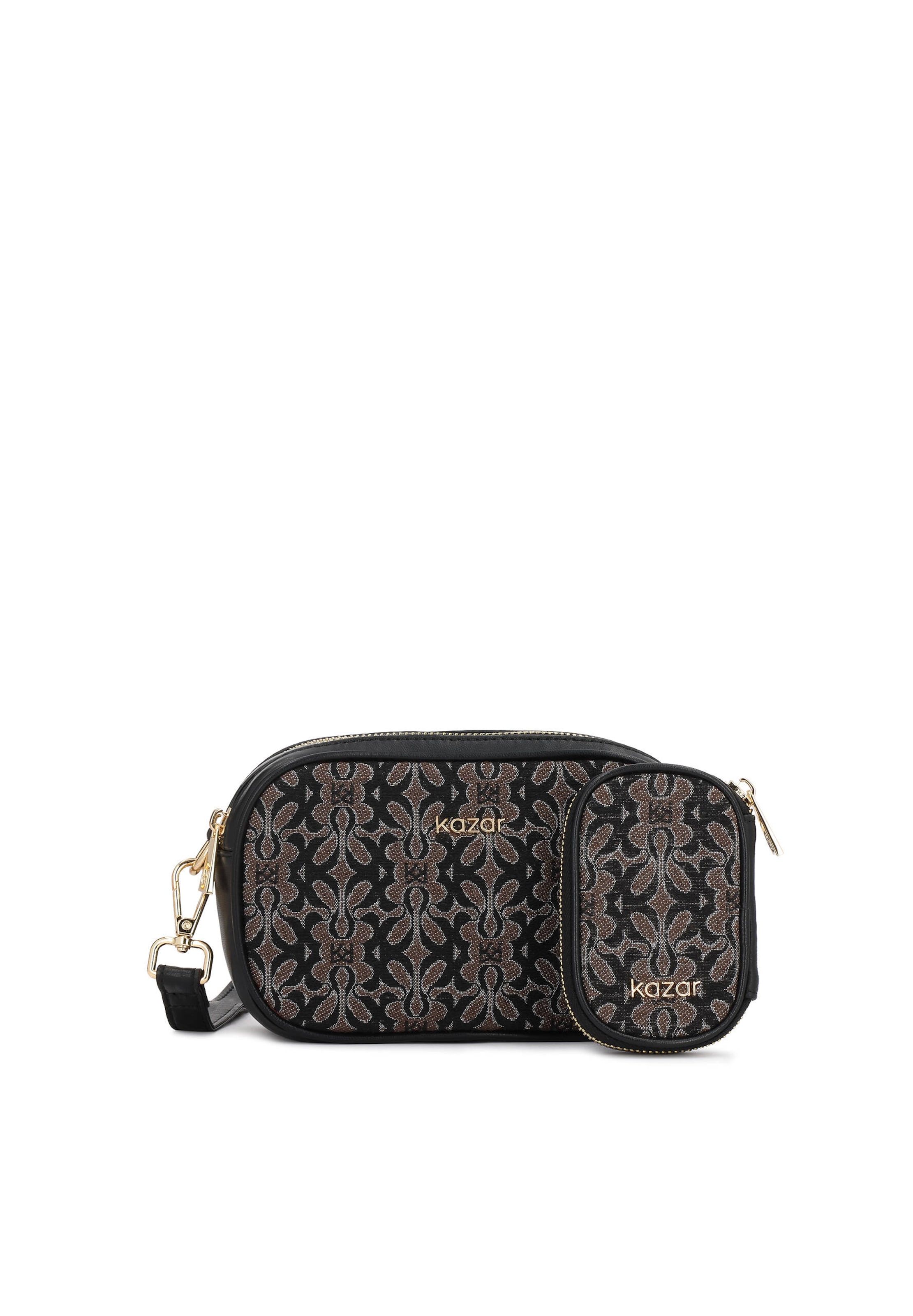 Kazar - Mala de ombro em castanho: frente