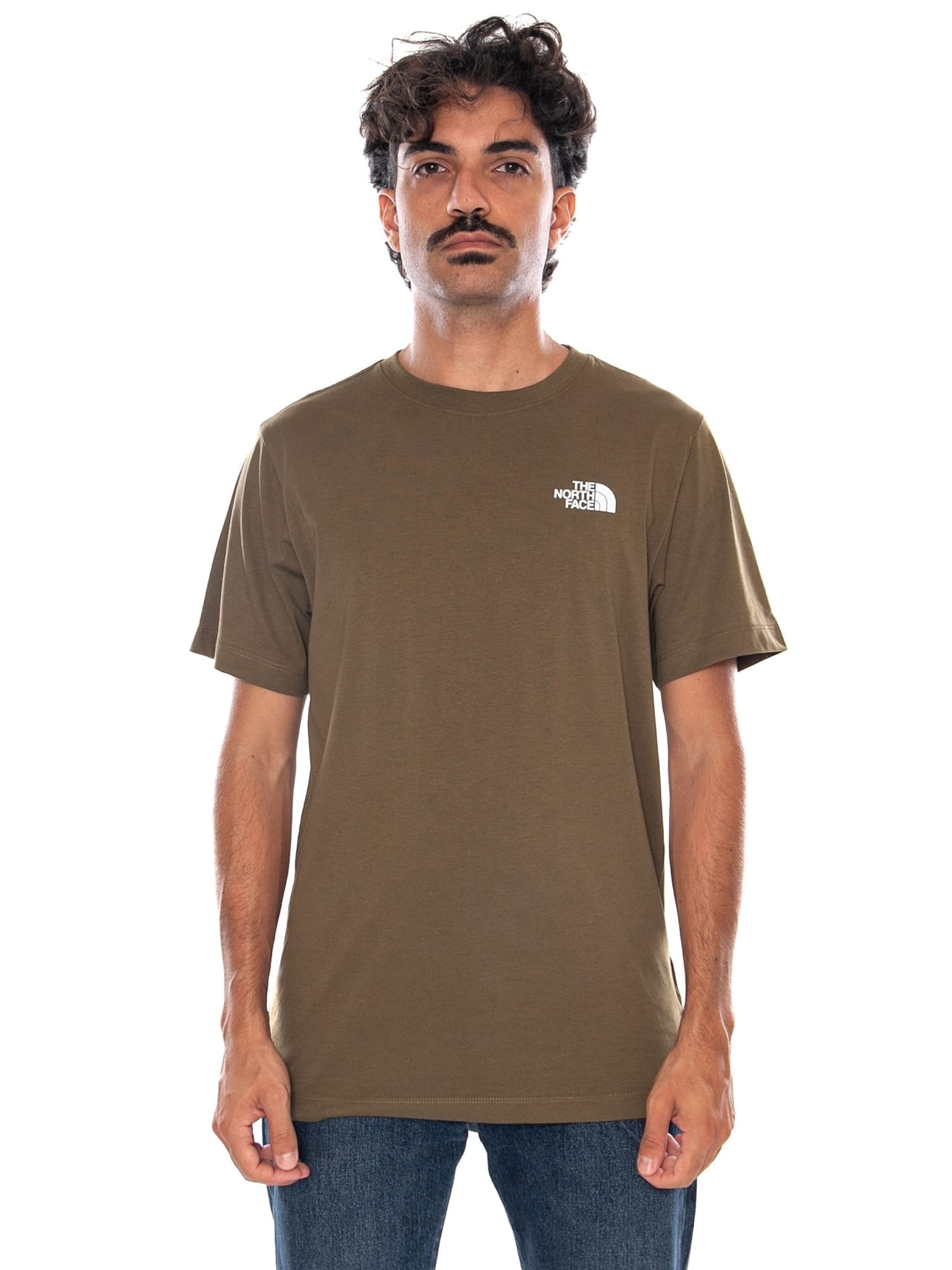 THE NORTH FACE Koszulka 'M EVO BOX NSE REG SS T CARAWAY SEE' w kolorze brązowy: przód