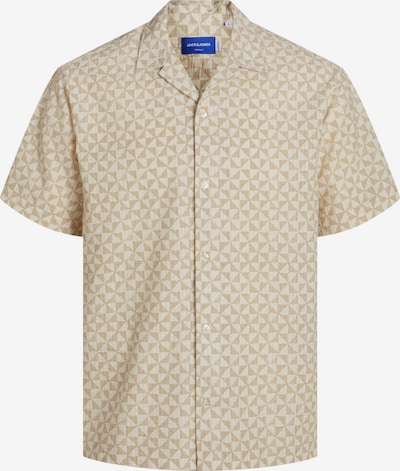JACK & JONES Button Up Shirt in Beige / White, Item view