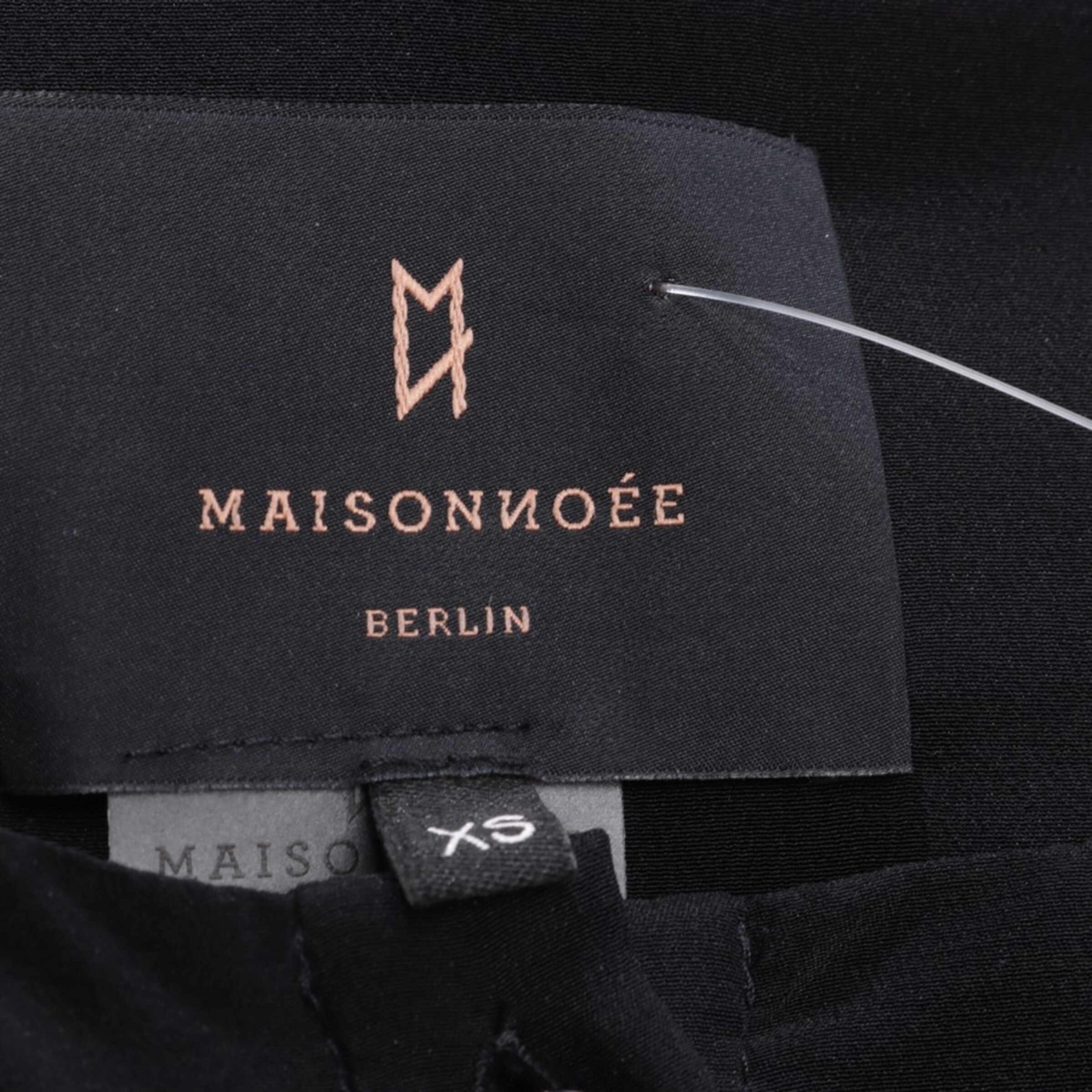 Maisonnoée Seidenbluse XS in Beige