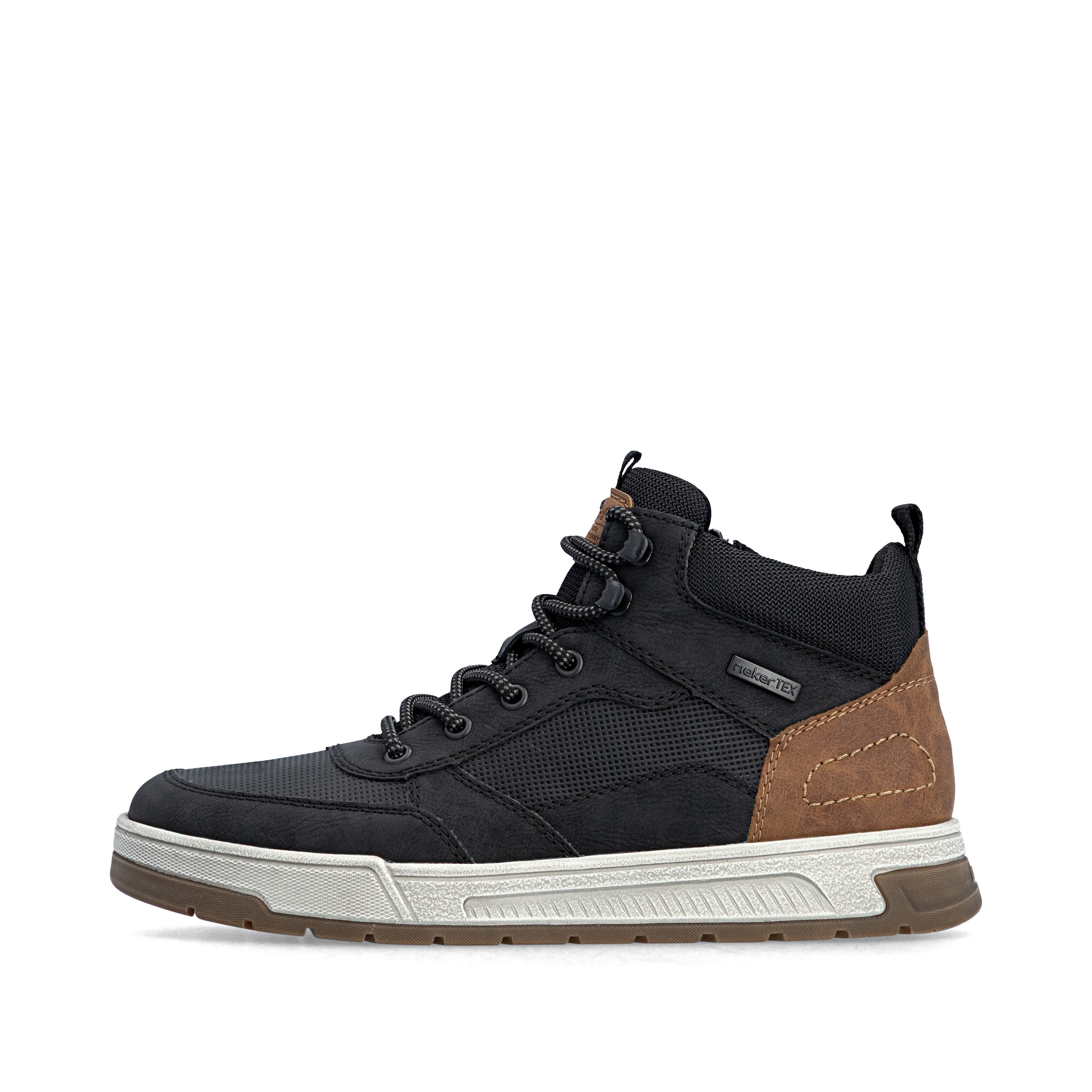 Sneaker alta di Rieker in nero