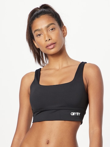 aim'n Bustier Sport bh in Zwart: voorkant