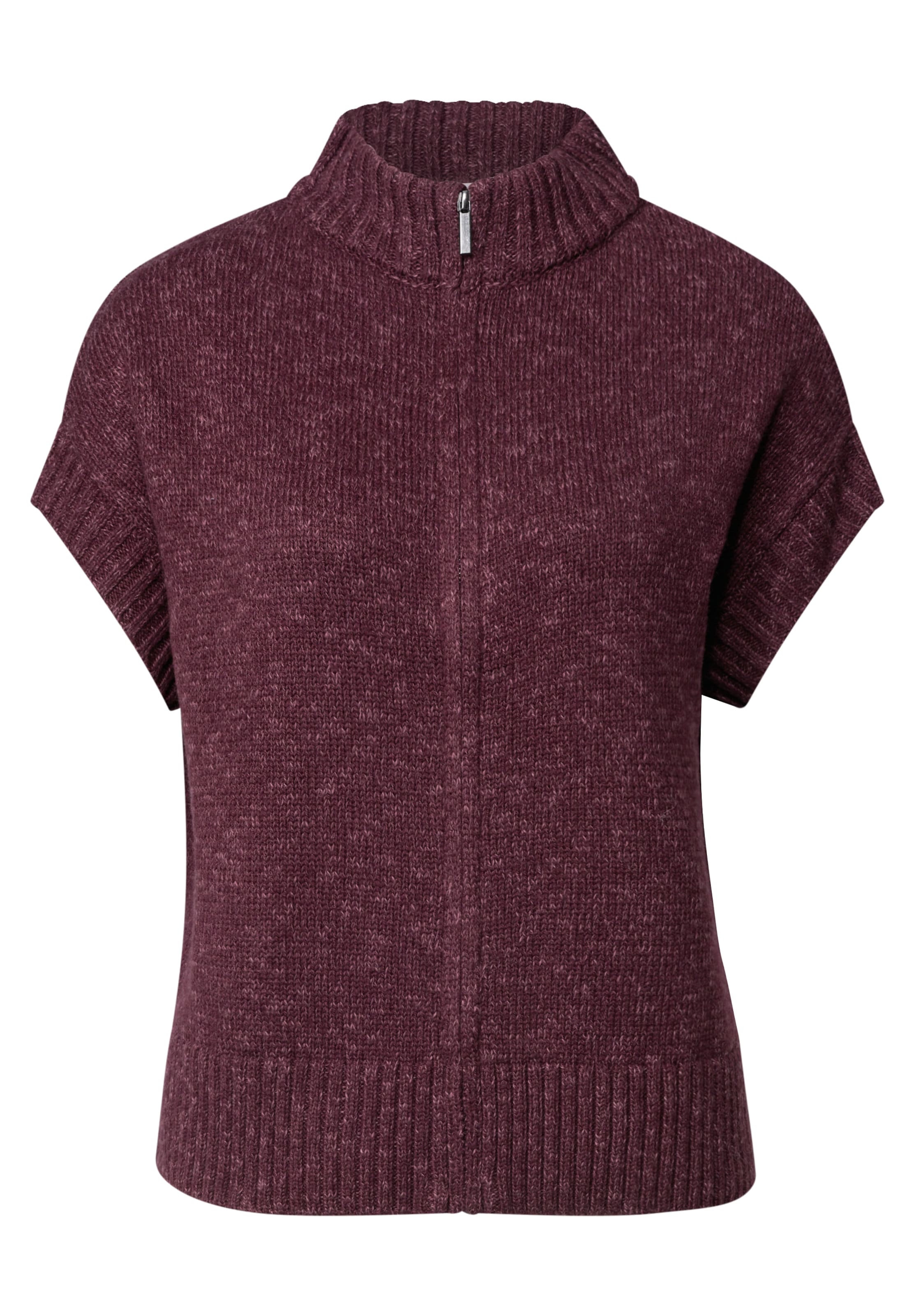 STREET ONE Knit Cardigan in Red: front