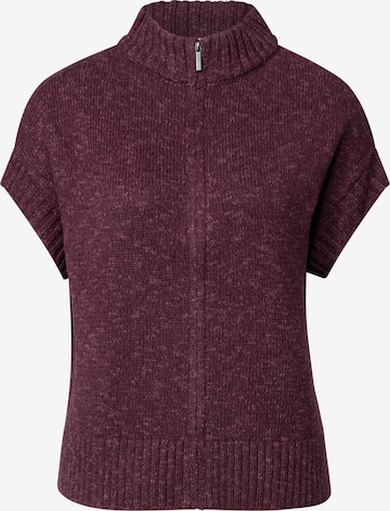 STREET ONE Knit Cardigan in Red: front
