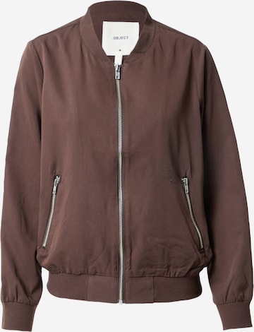 Veste mi-saison 'LEE ANN' OBJECT en marron : devant