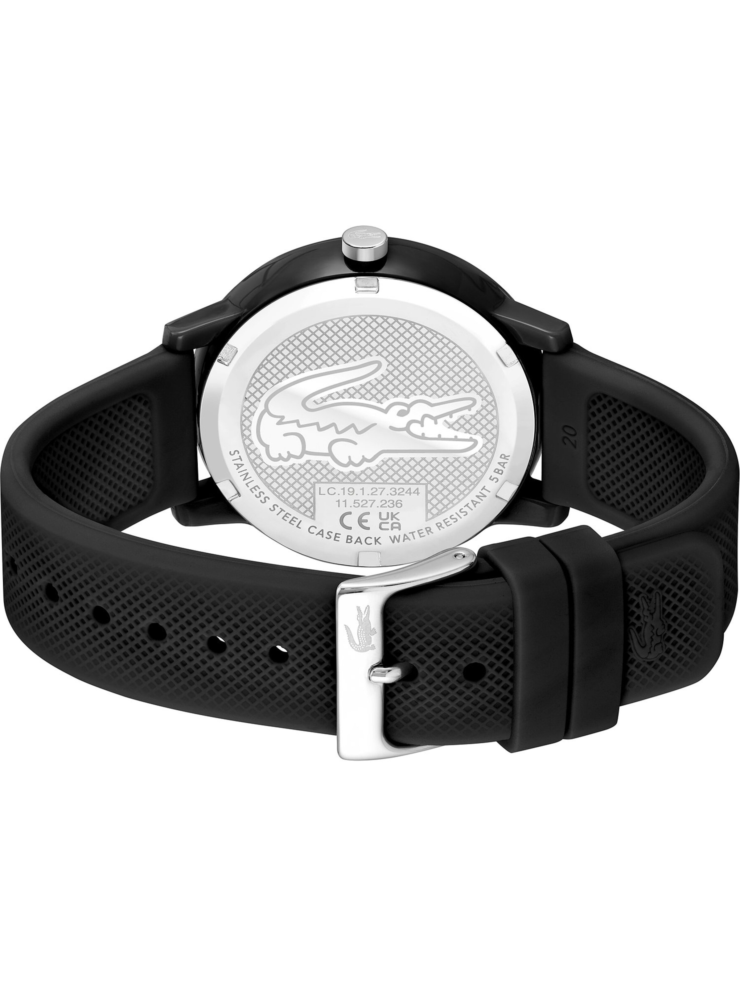 LACOSTE Analogové hodinky – černá