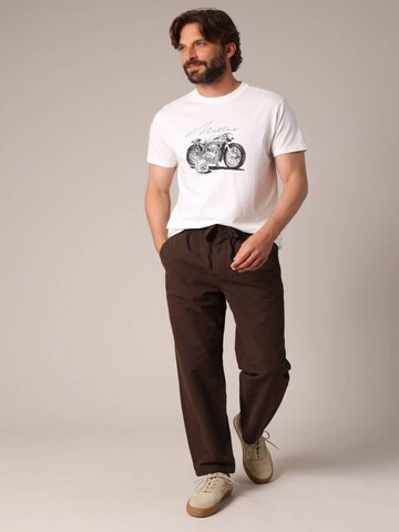 Loosefit Pantalon Deeluxe en marron