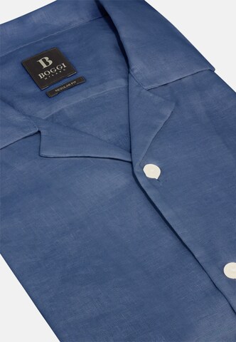Coupe regular Chemise Boggi Milano en bleu