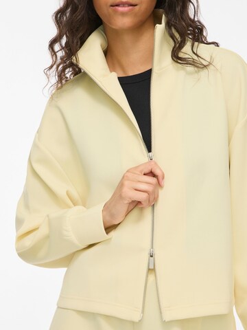 VILA - Sudadera con cremallera 'VILoana' en amarillo