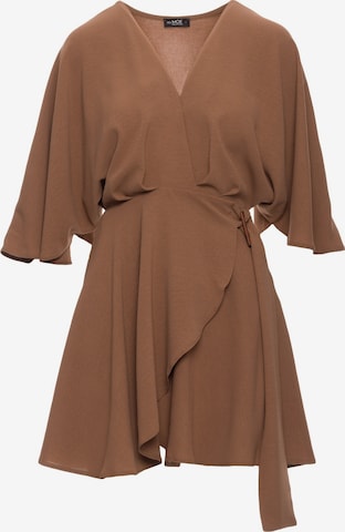 made of emotion Jurk in Bruin: voorkant