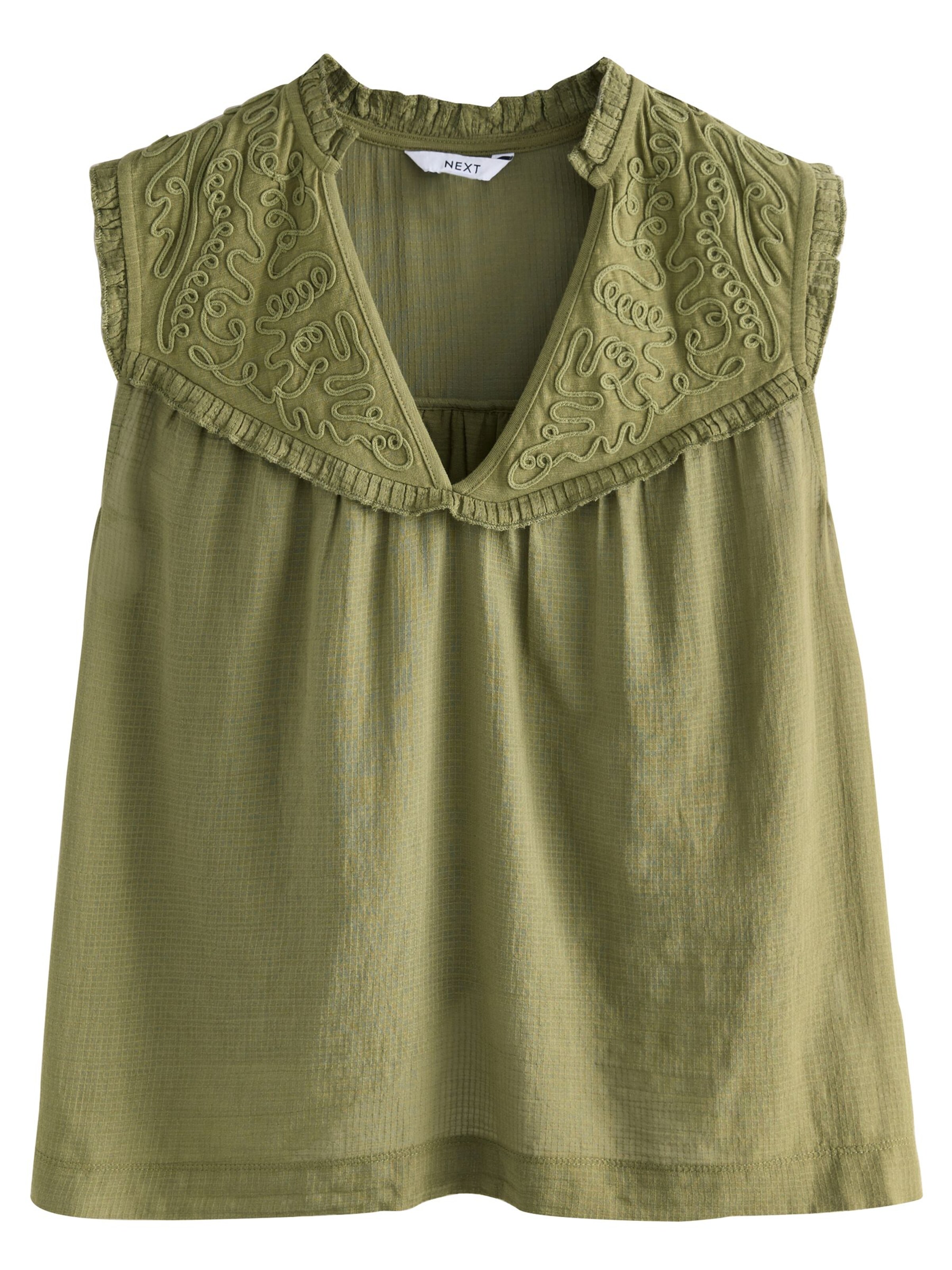 Chemisier Next en vert : devant