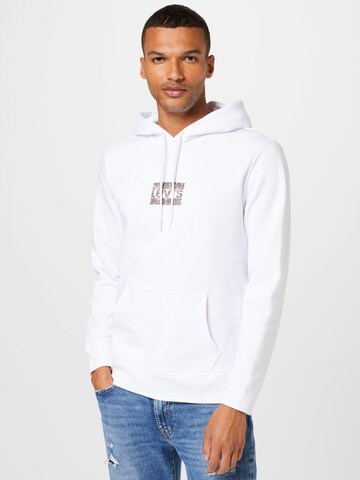 LEVI'S ®Sweater majica 'Graphic Roadtrip' - bijela boja: prednji dio