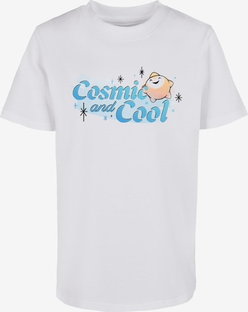 ABSOLUTE CULT Shirt 'Wish - Cosmic And Cool' in Wit: voorkant