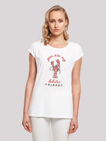 F4NT4STIC Shirt 'Friends Lobster' in White: front