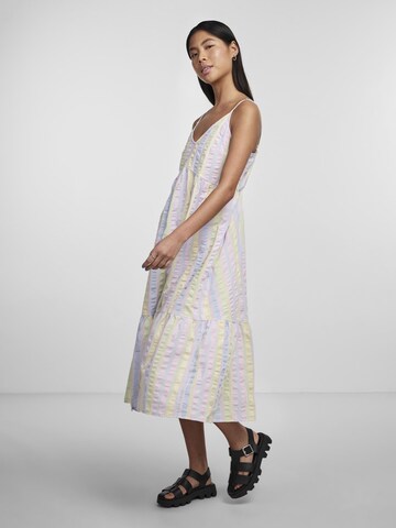 PIECES Summer Dress 'Kaitlyn' in Purple