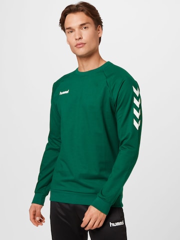 Felpa sportiva di Hummel in verde: frontale