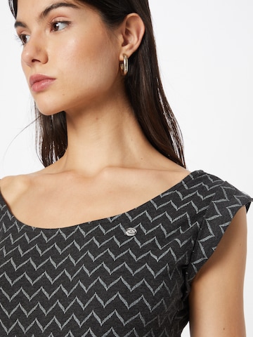 Ragwear Summer Dress 'Tag Zig Zag' in Black