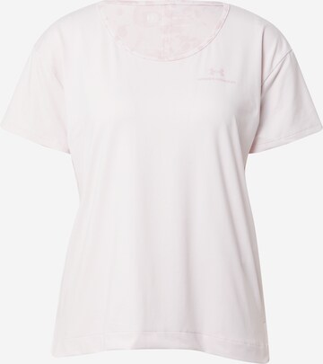 UNDER ARMOUR - Camisa funcionais em rosa: frente