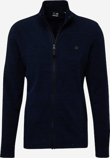 4F Athletic Fleece Jacket in Dark blue / Black, Item view