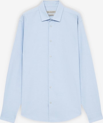 Trussardi - Ajuste regular Camisa en azul: frente
