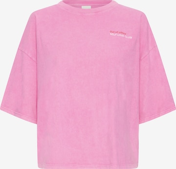 ICHI - Camisa 'IHNica' em rosa: frente