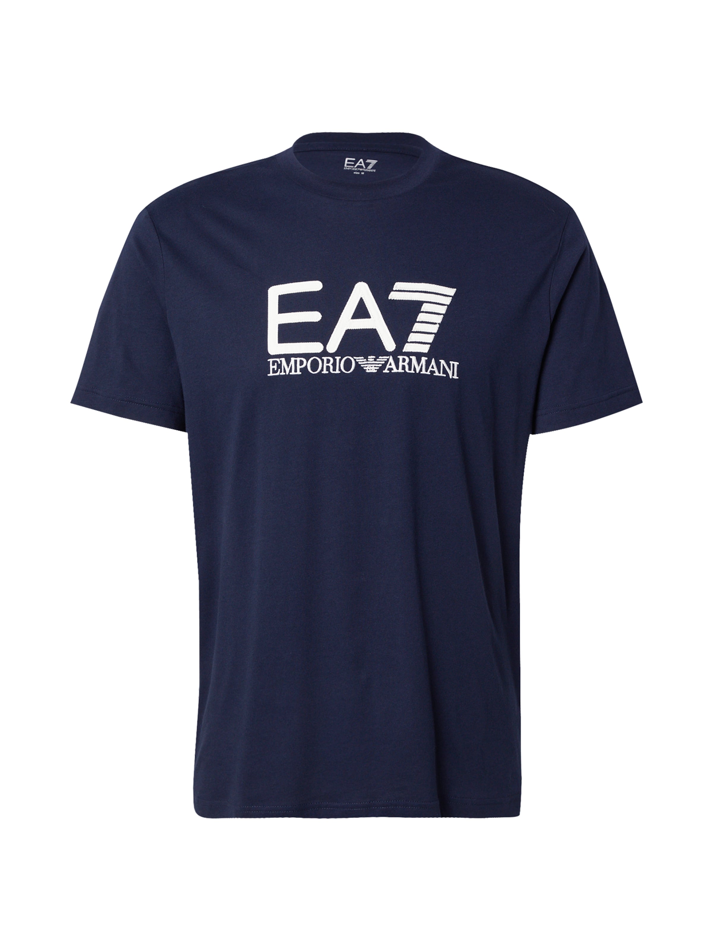 EA7 Emporio Armani T-shirt i blå: framsida