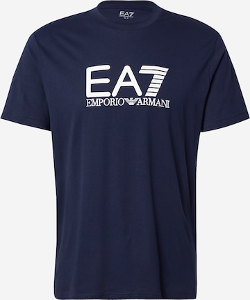 EA7 Emporio Armani Футболка в Синий: спереди