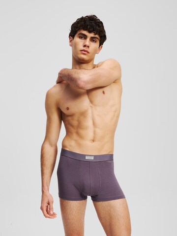 Boxer di Karl Lagerfeld in lilla: frontale