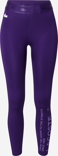 Lacoste Sport Pantalón deportivo en lila oscuro / blanco, Vista del producto