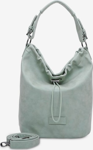 Fritzi aus Preußen Shoulder Bag 'Poppi' in Green: front