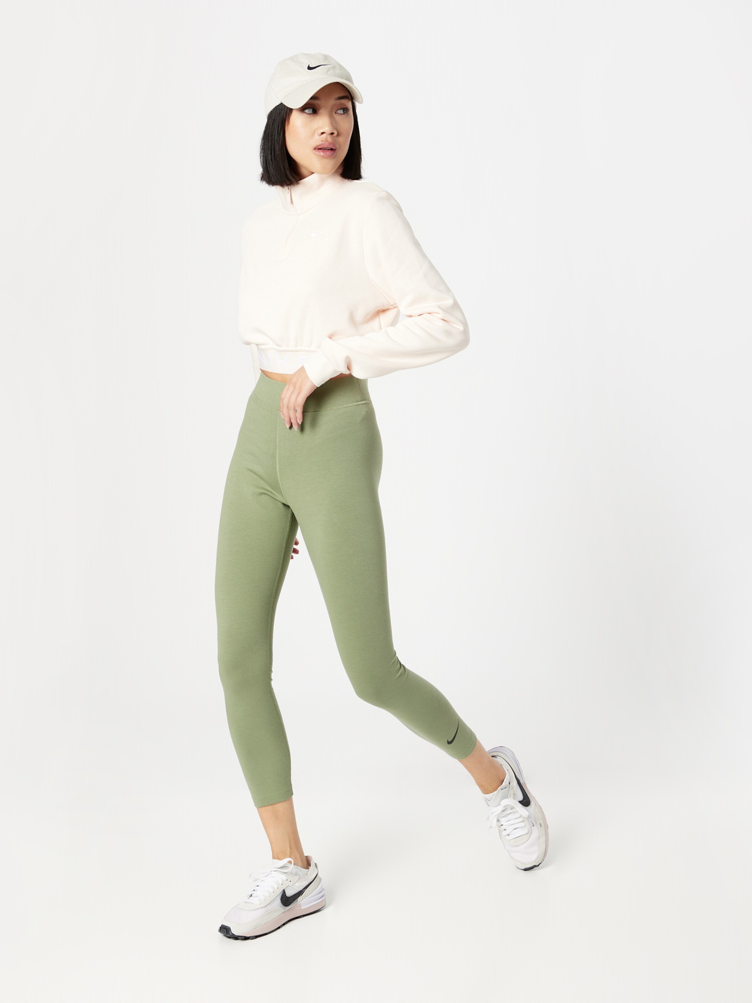 Lime green shop nike tights