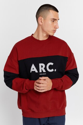 !Solid Sweatshirt in Rot: predná strana