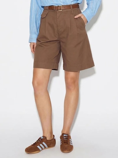 Bianco Lucci Trousers 'Shorts' in 36 in Brown, Item view