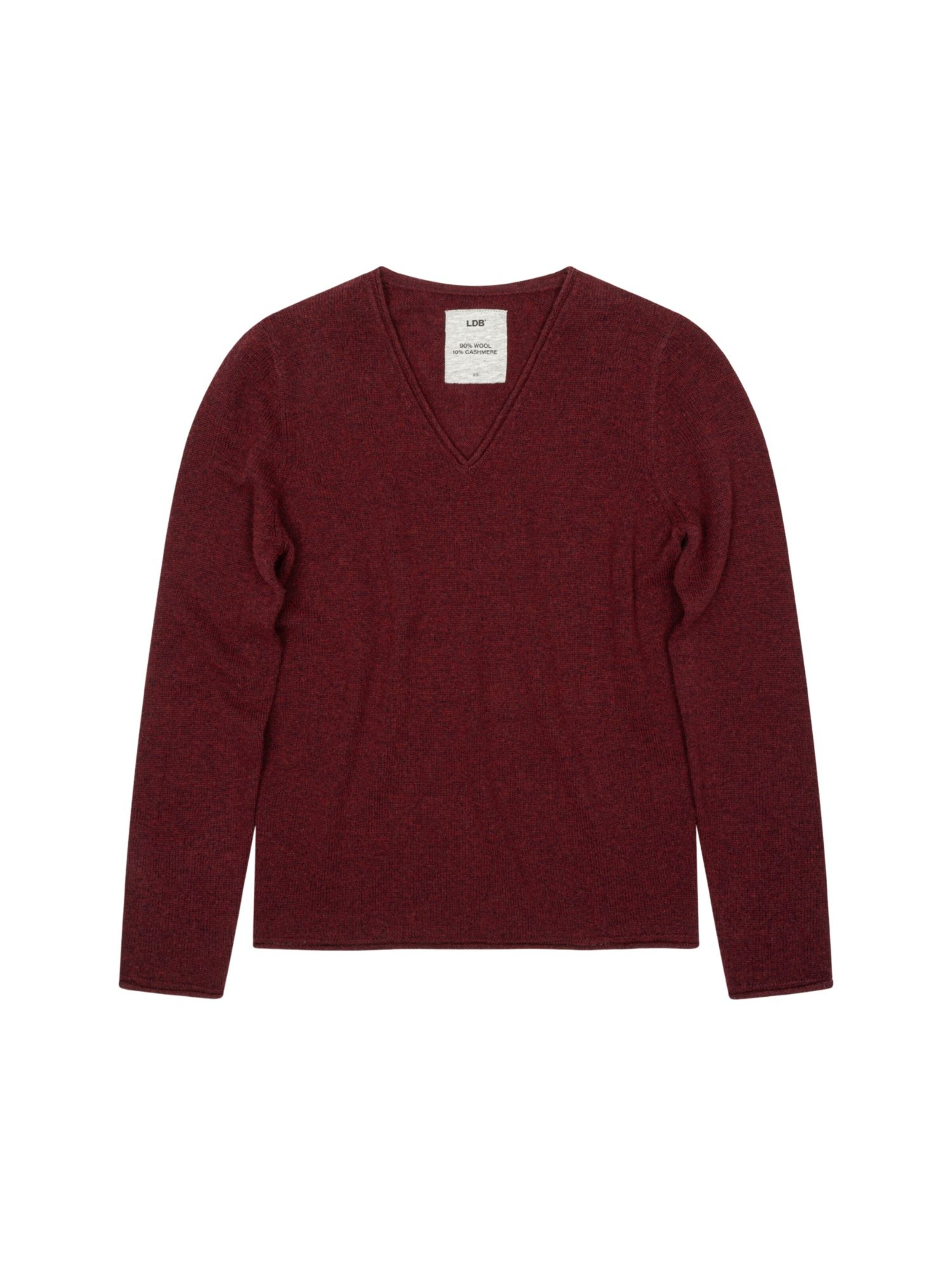 Pull-over 'Wool' LDB en rouge : devant
