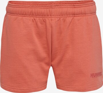 Regular Pantalon de sport Hummel en orange : devant