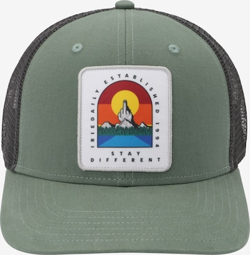 Iriedaily Cap 'Stonefinger' in Green: front