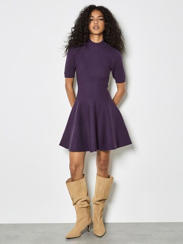 Apricot Gebreide jurk in Lila