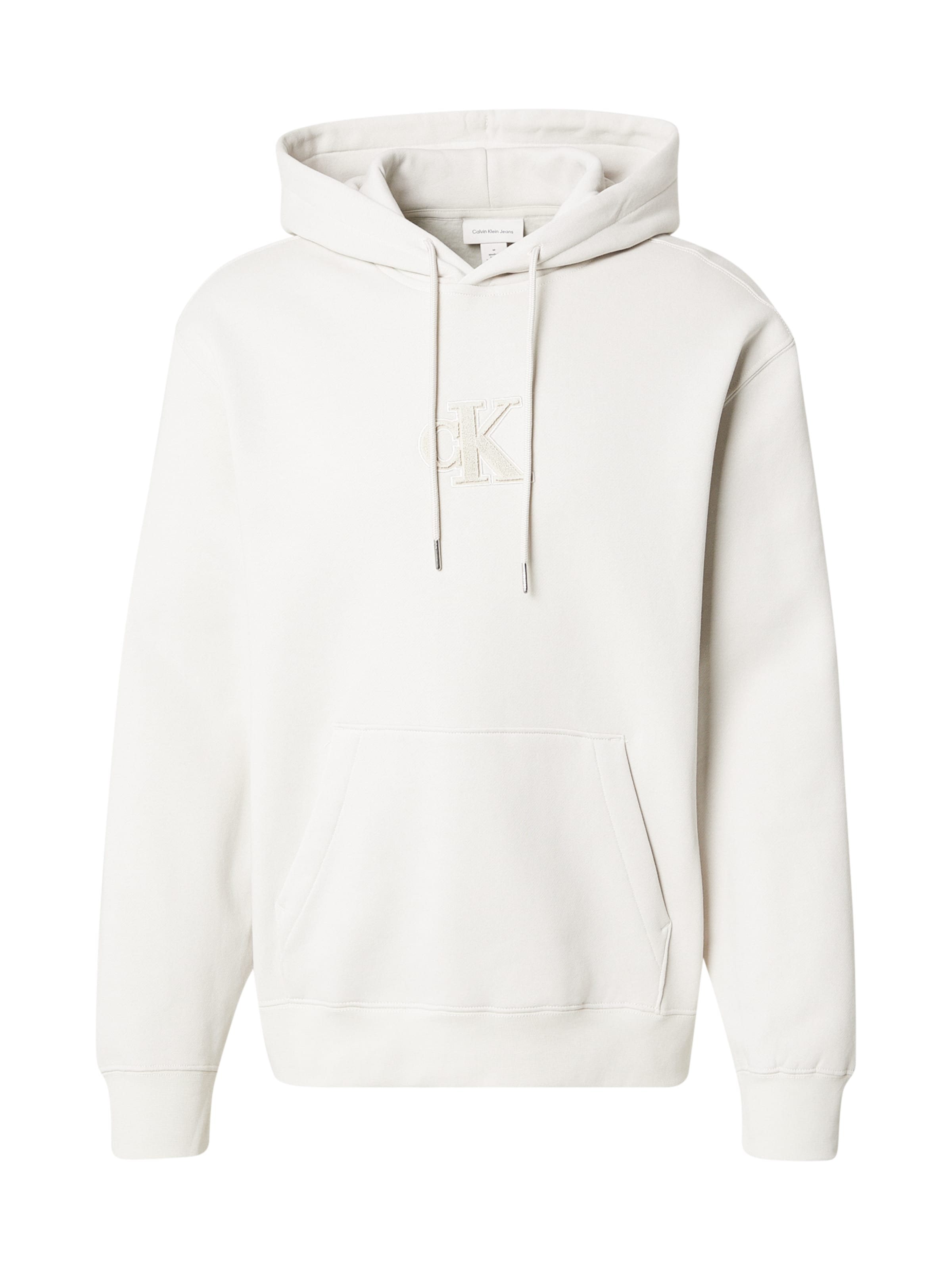 Calvin Klein Jeans Sweatshirt in Grey: front