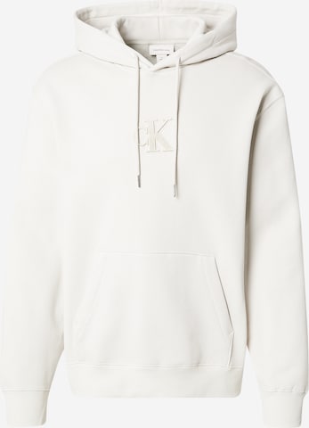 Calvin Klein Jeans Sweatshirt in Grey: front