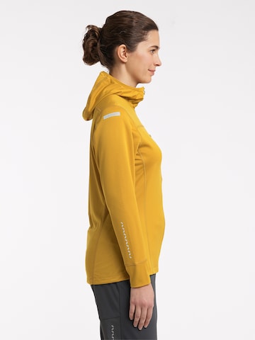 Haglöfs Athletic Zip-Up Hoodie 'L.I.M' in Yellow