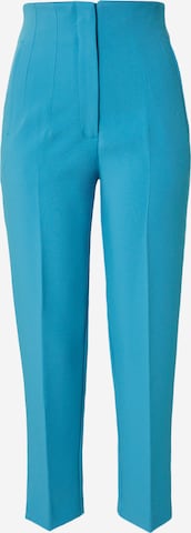 EDITED Regular Pleated Pants 'Charlotta' in Blue: front