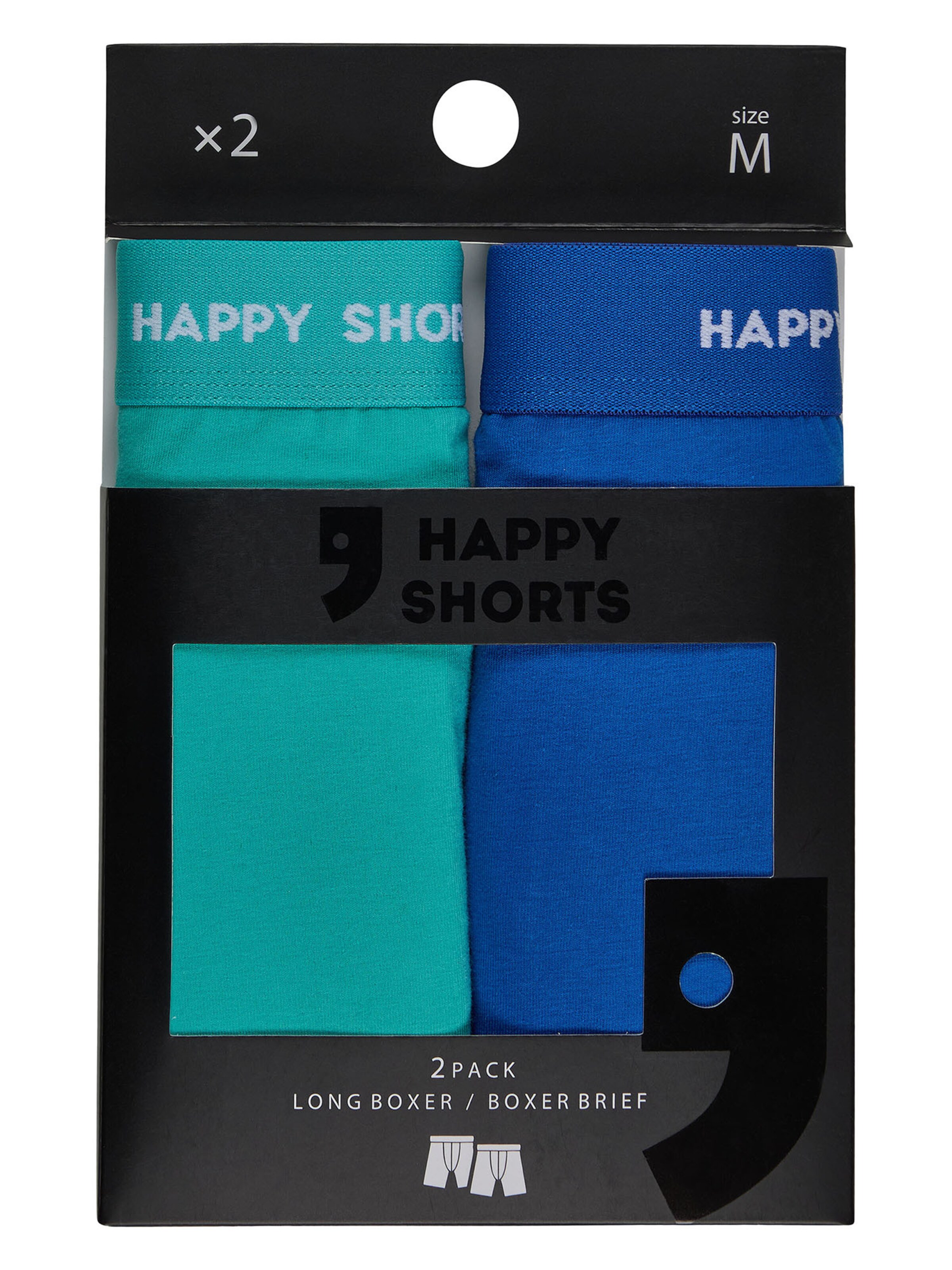 Boxers Happy Shorts en bleu