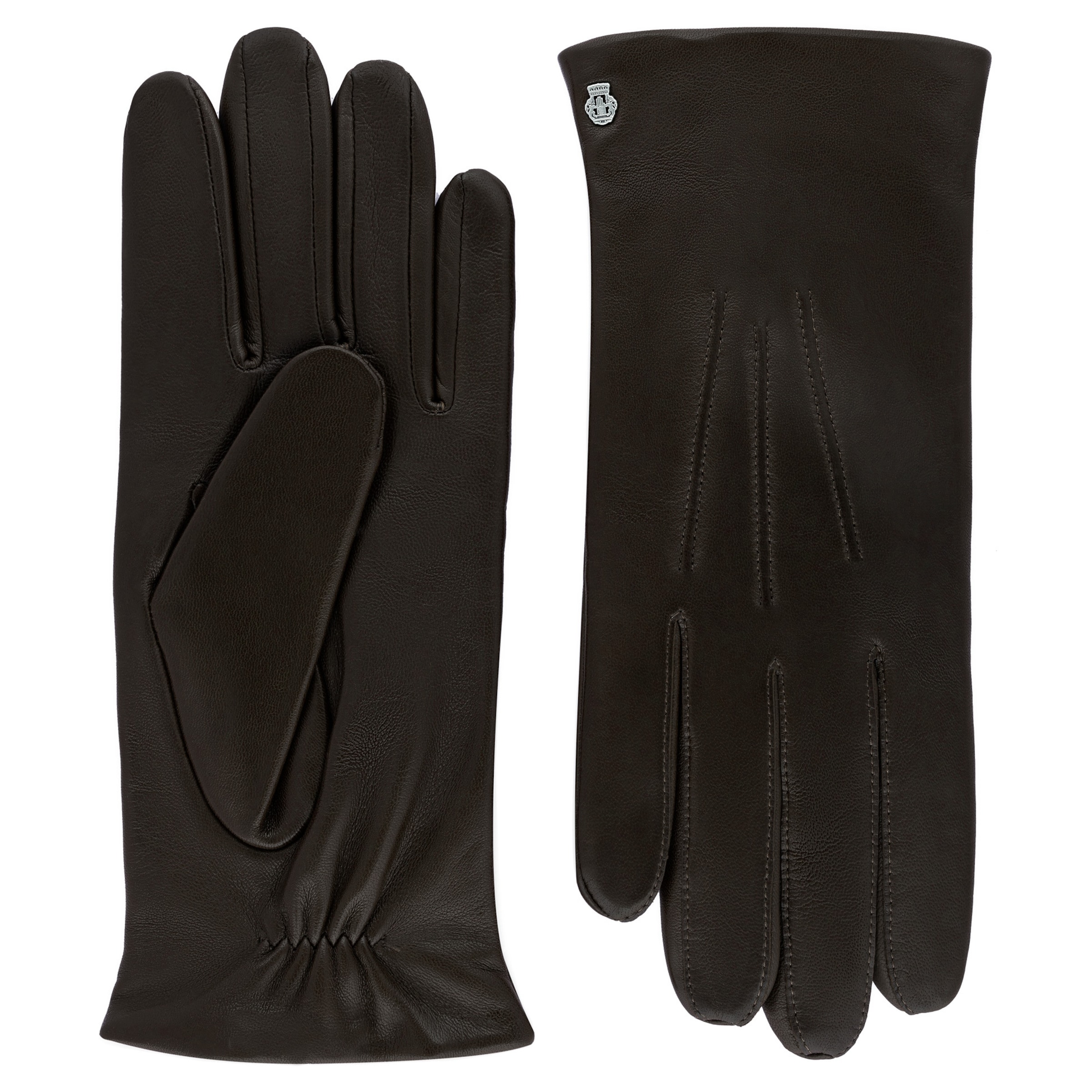 Mezzoguanti 'DOVER' di Roeckl in marrone: frontale