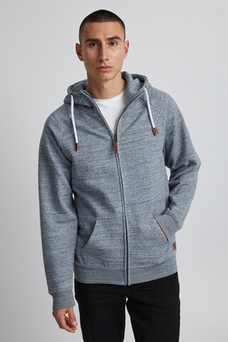 11 Project Zip-Up Hoodie in Blue: front